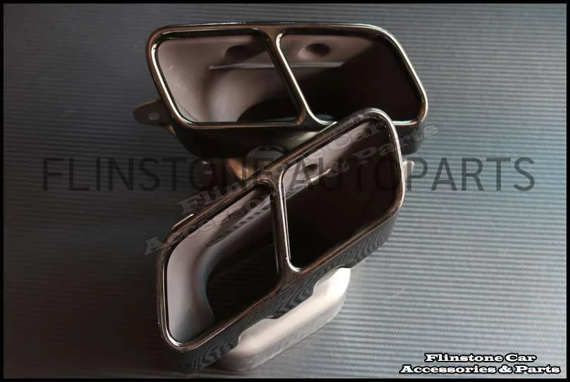 Genuine CLA45/A45 AMG Exhaust Tips [Black]