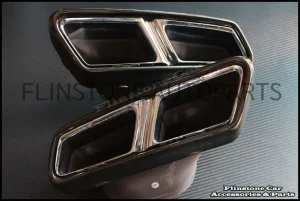 Genuine E63 S-AMG Exhaust Tips [Black]