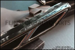 Genuine E63 S-AMG Exhaust Tips [Black]