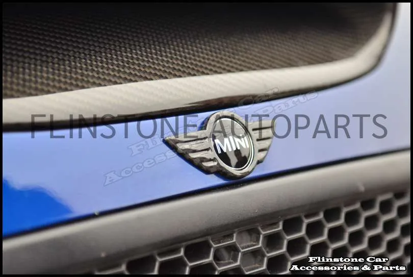 R52-R53 Carbon Front and Rear logo badges cover