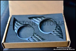 R56-R57 Carbon Front and Rear logo badges cover