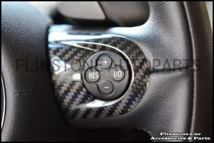 R55-R60 Carbon Fiber 3 PC's Steering wheel cover [Multi Function]