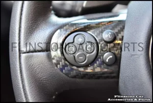 R55-R60 Carbon Fiber 3 PC's Steering wheel cover [Multi Function]