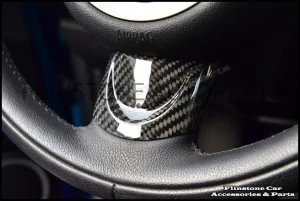 R55-R60 Carbon Fiber 3 PC's Steering wheel cover [Multi Function]