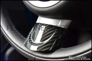 R55-R60 Carbon Fiber 3 PC's Steering wheel cover [Multi Function]