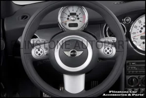 R53 Carbon Fiber 3 PC's Steering wheel cover [Multi Function]