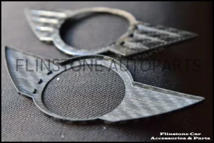 R60-R61 Carbon Front and Rear logo badges cover