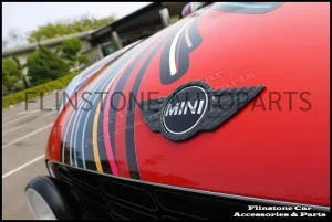 R60-R61 Carbon Front and Rear logo badges cover