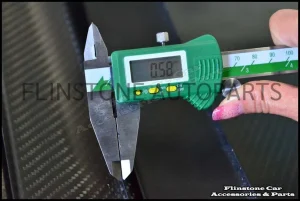 R60-R61 Carbon Front and Rear logo badges cover