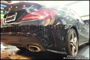 W117 CLA45 Carbon Fiber Rear Side Skirt