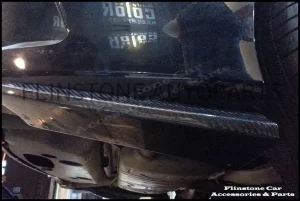 W117 CLA45 Carbon Fiber Rear Side Skirt