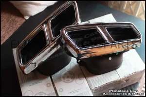 Genuine E63 S-AMG Exhaust Tips