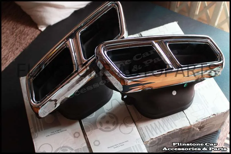 Genuine E63 S-AMG Exhaust Tips