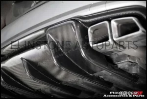 CLS63 RENNTECH Carbon Fibre Rear Diffuser