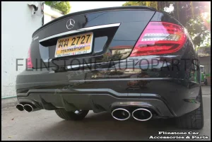 C63 Facelift AMG Carbon Rear Diffuser