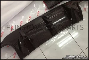 C63 AMG Carbon Fibre Big Fin Rear Diffuser V.1