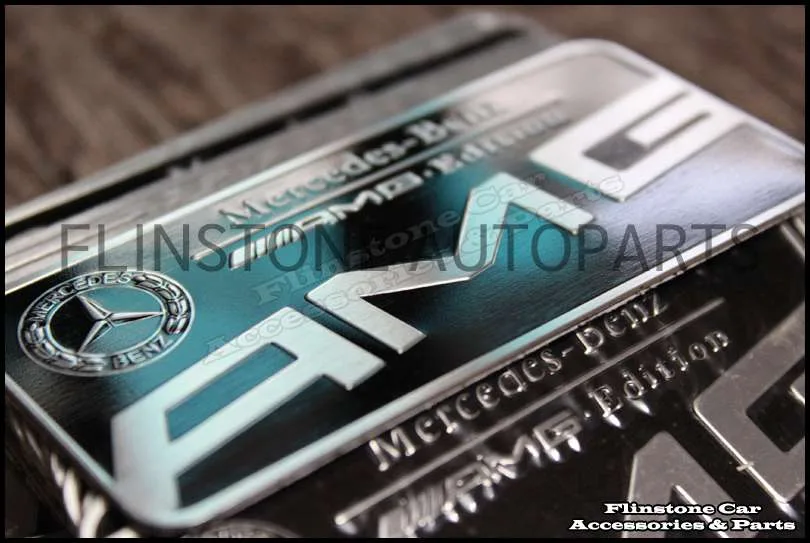 โลโก้ AMG Edition ติดภายในรถ Mercedes Benz