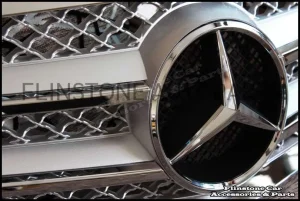 W212 E-Class Silver Chrome Grille V.2 [E Coupe Style]