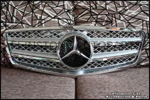 W212 E-Class Silver Chrome Grille V.2 [E Coupe Style]