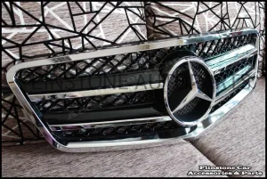 W212 E-Class Black Chrome Grille V.2 [E Coupe Style]