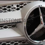 W212 E-Class White Chrome Grille [E Coupe Style]