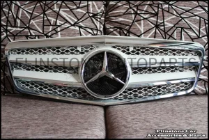 W212 E-Class White Chrome Grille [E Coupe Style]