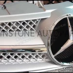 R230 SL-Class Silver Chrome Grille