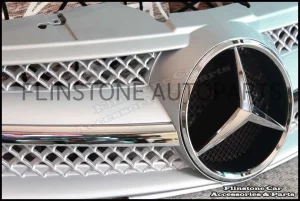 R230 SL-Class Silver Chrome Grille