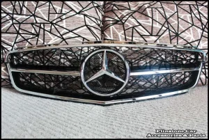 100% C63 Black Chrome Front Grille