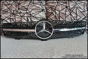 W219 CLS-Class Black Grille V.2