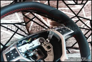 C63 AMG Alcantara Steering Wheel with RED Stitch