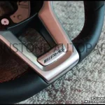 C63 AMG Alcantara Steering Wheel with RED Stitch