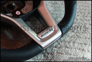 C63 AMG Alcantara Steering Wheel with RED Stitch