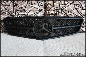 กระจังหน้า W207 E-Class Coupe Matte Black V.2 [SL-Style]