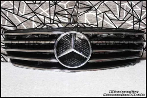 W211 E-Class Black Chrome Grille 03-07