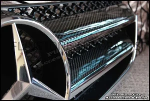 W207 E-Class Coupe Carbon Kevlar Front Grille V.1