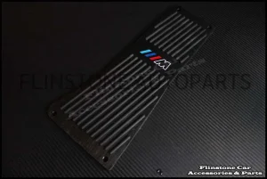 Black BMW M Tech Aluminum Footrest Pedal V.2