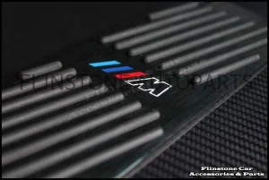 Black BMW M Tech Aluminum Footrest Pedal V.1