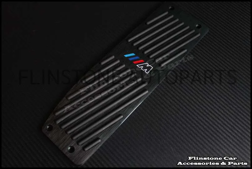 Black BMW M Tech Aluminum Footrest Pedal V.1