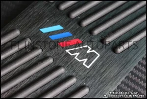 Black BMW M Tech Aluminum Footrest Pedal V.1