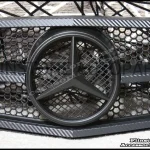 W204 C-Class Real 3M Matte Black Grille [C63 2012]