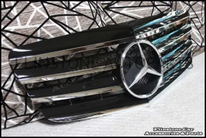 W211 E-Class Black Chrome Grille 07-08