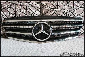W211 E-Class Black Chrome Grille 07-08
