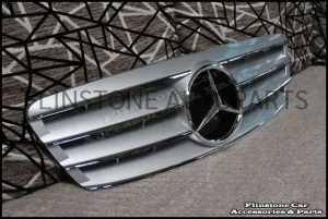 W203 C-Class Silver Grille 4 Fin [CL style]