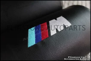BMW M PU LEATHER SEAT NECK REST