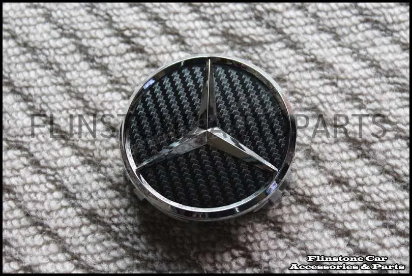 Mercedes Kevlar Wheel Center Caps