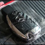 สติกเกอร์ Carbon ติดกุญแจ Mercedes Benz