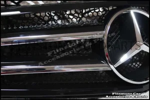 W204 C-Class Black Chrome Grille [C63 Style]