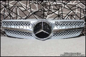 W209 CLK-Class Silver Grille [SL-Style]