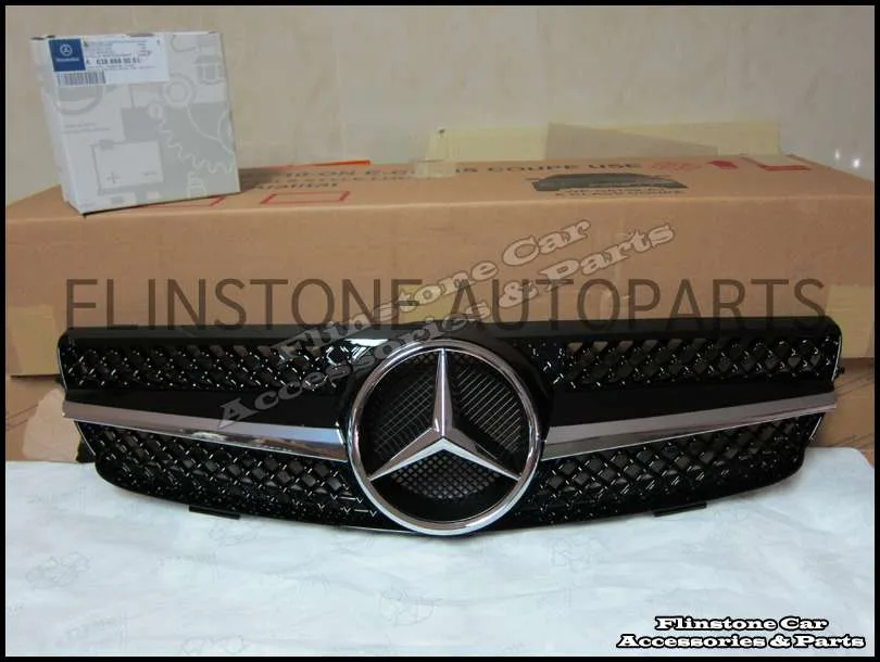 W209 CLK-Class Black Grille [SL-Style]
